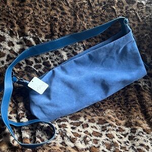 Free People Blue Crossbody Bag